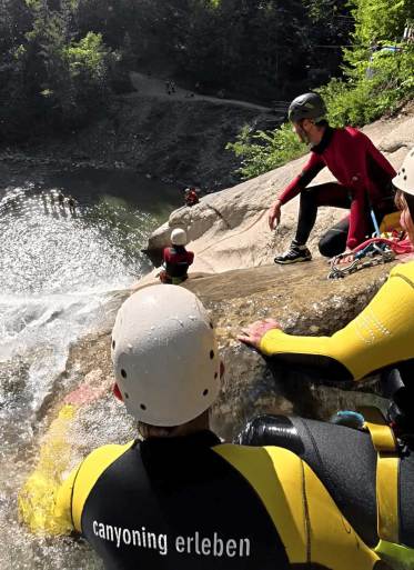 Canyoning Tour Starzlachklamm im Allgäu