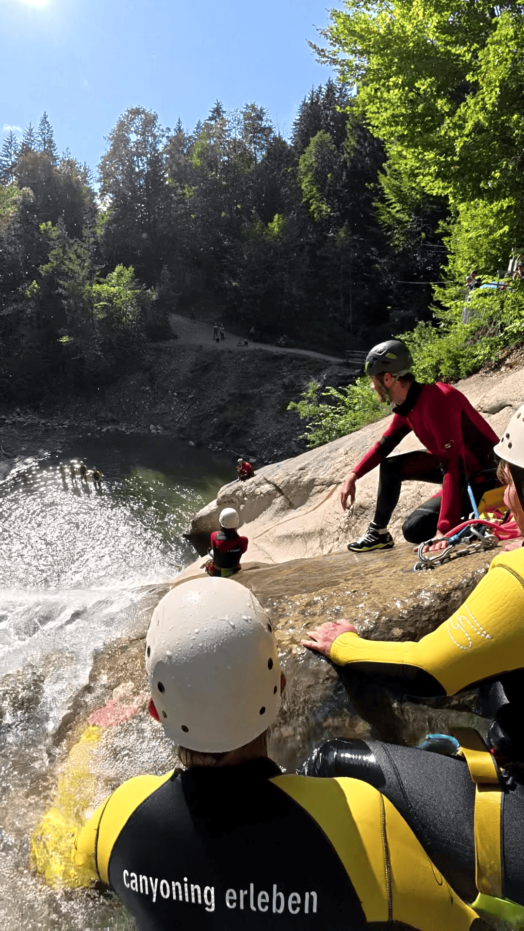 15-Meter-Rutsche in der Starzlachklamm